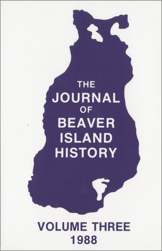 The Journal of Beaver Island History Volume Three (1988) - Image 2